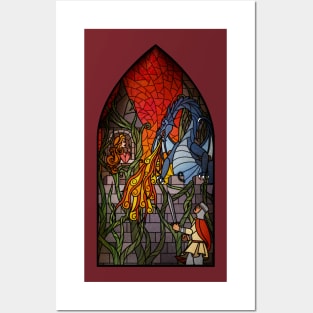 Stained Glass Fairy Tale Posters and Art